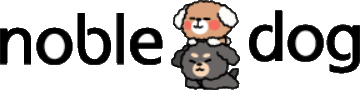 노블독 로고